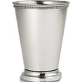 thumbnail image 1 of Fashion Nickel-Plated Stainless Steel Beaded Mint Julep Cup (4 X 4) Made In India gp8598, 1 of 4