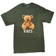 Fashion Nova Green Womens Plus "Vibes with Bear T-Shirt 2X