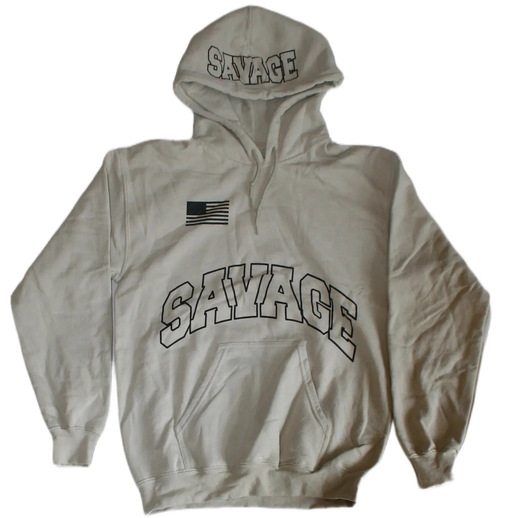Fashion Nova Mens Ivory Savage Hooded Sweatshirt Guyana Ubuy