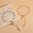 thumbnail image 1 of Fashion OL Copper Plating 14k Real Gold Design Light Luxury Bracelet For Women, 1 of 2