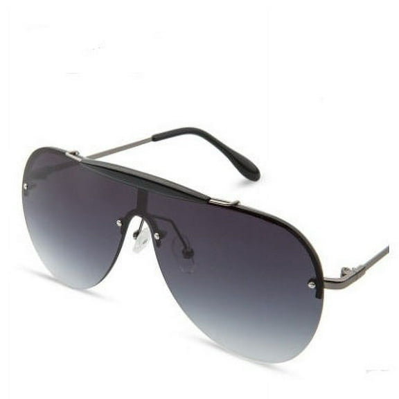 Mens Aviator Sunglasses Metal Frame One-Piece Lens Fashion Large Frame Sun Glasses for Men and Women Driving Fishing