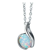 Fashion Opal Pendant Necklace For Women Anniversary Wonderful Gifts