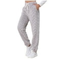thumbnail image 1 of Fashion Outfits Womens Pajamas Sets Short Sleeve V Neck Tops with Ruffle Drawstring Loose Shorts Sets Sleepwear PJs Lounge Outfits, 1 of 7