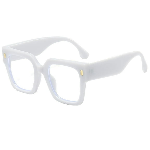 Fashion Oversized Blue Light Blocking Glasses for Men and Women Big Square Frame Computer Eyeglasses