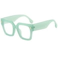 thumbnail image 1 of Oversized Blue Light Blocking Glasses | Fashionable Big Square Frame Eyewear for Computer Use by Women and Men, 1 of 8