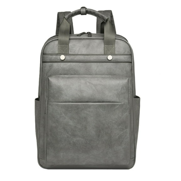 Fashion PU Backpack Multifunctional Large Capacity Commuter Backpack for Travel, Work, and School - Soft Waterproof Laptop Bag with Multiple Pockets for Women and Adults