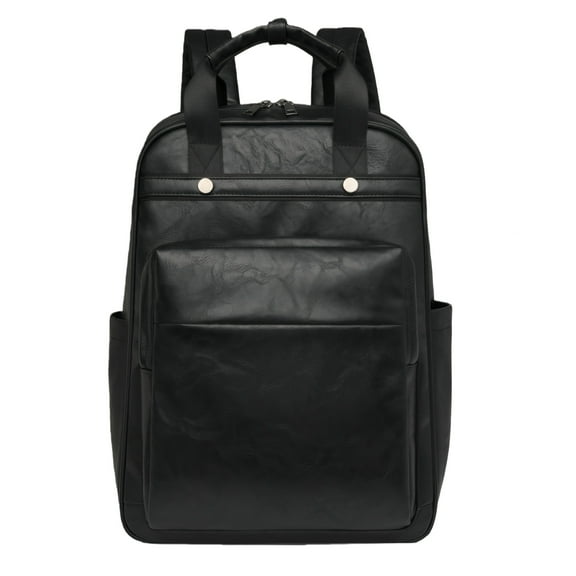Fashion PU Backpack Multifunctional Large Capacity Commuter Backpack for Travel, Work, and School - Soft Waterproof Laptop Bag with Multiple Pockets for Women and Adults
