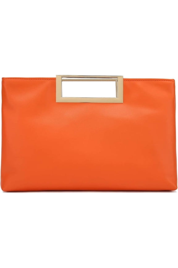 Fashion PU Leather Handbag Stylish Women Convertible Clutch Purse