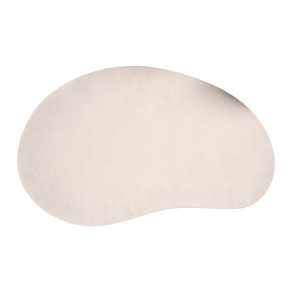 Plaemat Fashion PU Placemat Cashews Shape Velvets Family Safe Dining Mats for ...