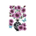 thumbnail image 1 of Fashion PVC Self-Adhesive Waterproof Refrigerator Decorative Decals 3D Stickers Butterfly Floral Decals Simulation Flower Vase Wall Sticker 9, 1 of 8