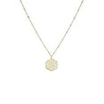 thumbnail image 1 of Fashion Pearl Wraps Hexagon Pendant Necklace Rhodium, 1 of 2