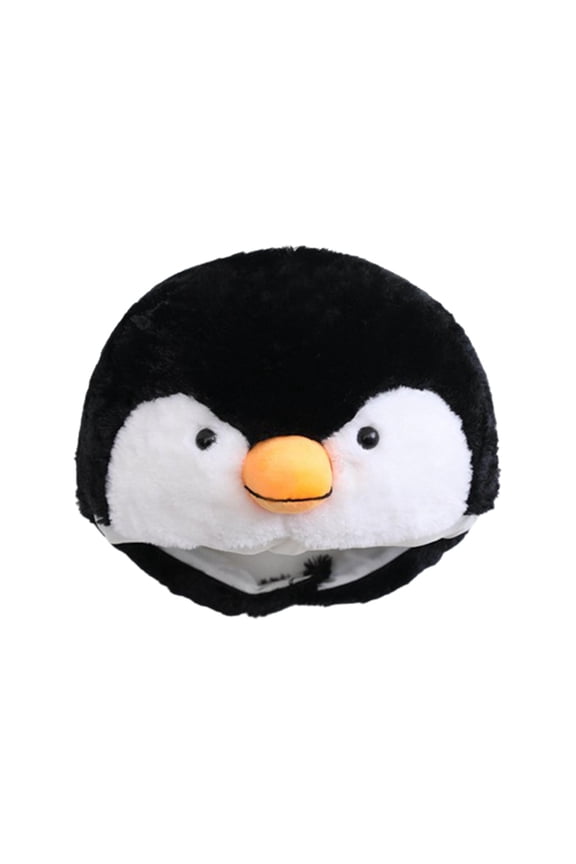 Fashion Penguin Plush Hat Ski Hat Warm Soft Costume Beanie Accessories Cartoon Plush Hat Photo Props for Winter Dress up Cosplay