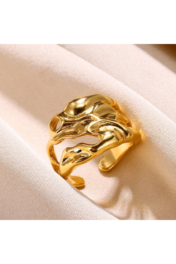 Fashion Personality Men And Women Lava Ring