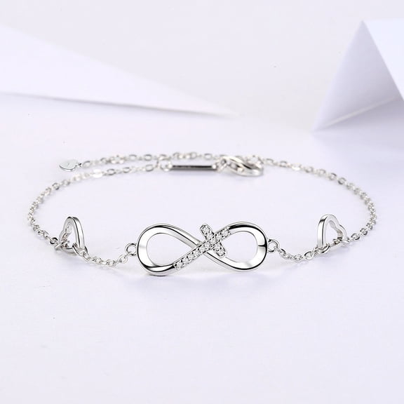 Fashion Personalized Love 925 Sterling Silver Cross Bracelet