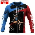 thumbnail image 1 of Fashion Personalized Name Wrestling 3D Printed Men's Hoodie Autumn Unisex Harajuku Street Leisure Sports Zipper Hoodie Sweatshirt, 1 of 9