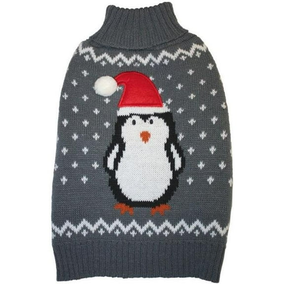 Fashion Pet Gray Penguin Dog Sweater