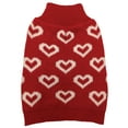 thumbnail image 1 of All Over Hearts Dog Sweater, 1 of 2