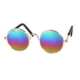 thumbnail image 1 of Fashion Pet Glasses Creative Round Frame Small Sunglasses Size 1.18 Inch Lens (), 1 of 6