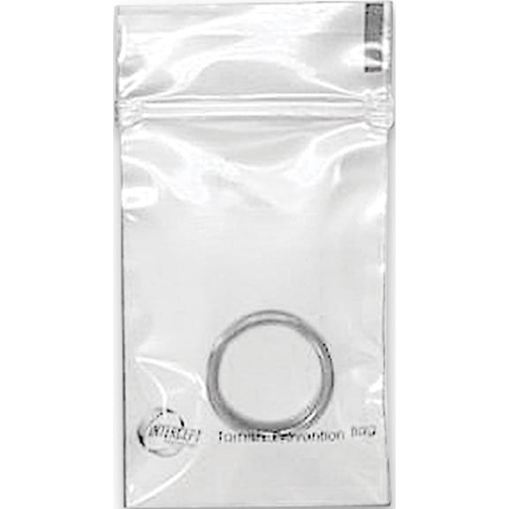 Fashion Pkg/10 6X6 Anti-Tarnish Zip Closure Poly Bags (6 X 6) Made In United States gm18019