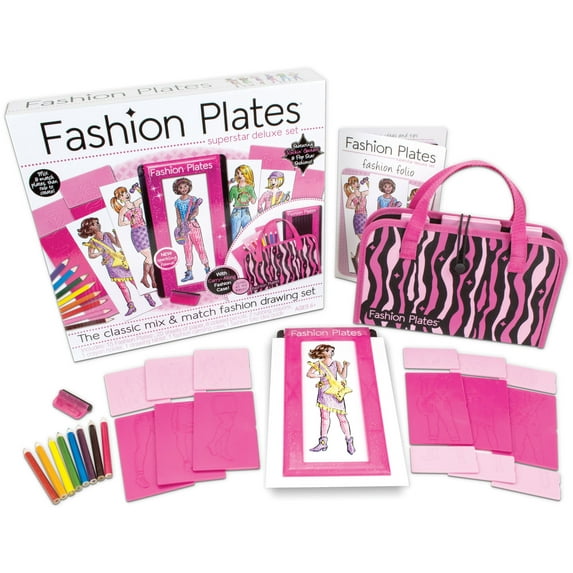 Fashion Plates Superstar Deluxe Kit-