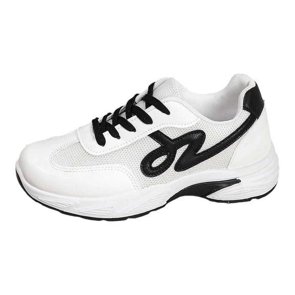 Fashion Platform Sneakers for Everyday Casual Comfort Athletic Walking Footwear with Thick Sole for Women