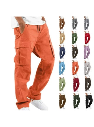 Amazon.com: Mens Pants Slim fit with Zipper Pockets Men's