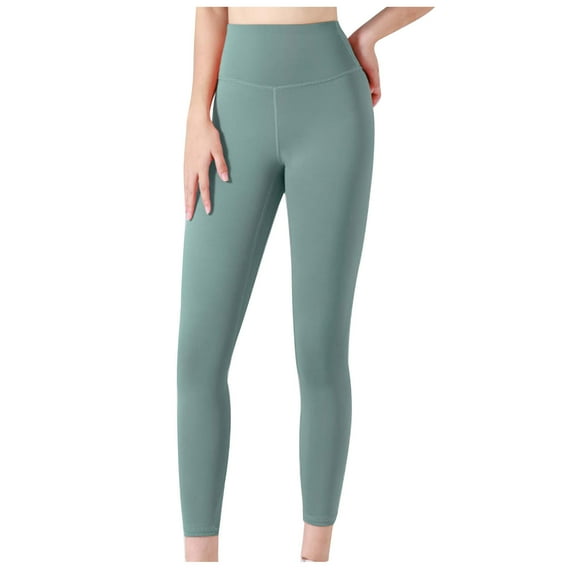 Fashion Plus Size Gym Yoga Pants for Women Super High Waist Yoga Pants Slant Pockets Fitness Running Training Stretch Quick Dry Tight Sports Pants Save to 65% off!