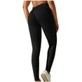 thumbnail image 1 of Fashion Plus Size Gym Yoga Pants for Women Color Hip-lifting Sports Fitness Running High-waist Yoga Pants Save to 65% off!, 1 of 7