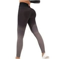 thumbnail image 1 of Fashion Plus Size Gym Yoga Pants for Women Seamless Hip Lift Fitness Running High-waisted Yoga Pants Save to 65% off!, 1 of 5