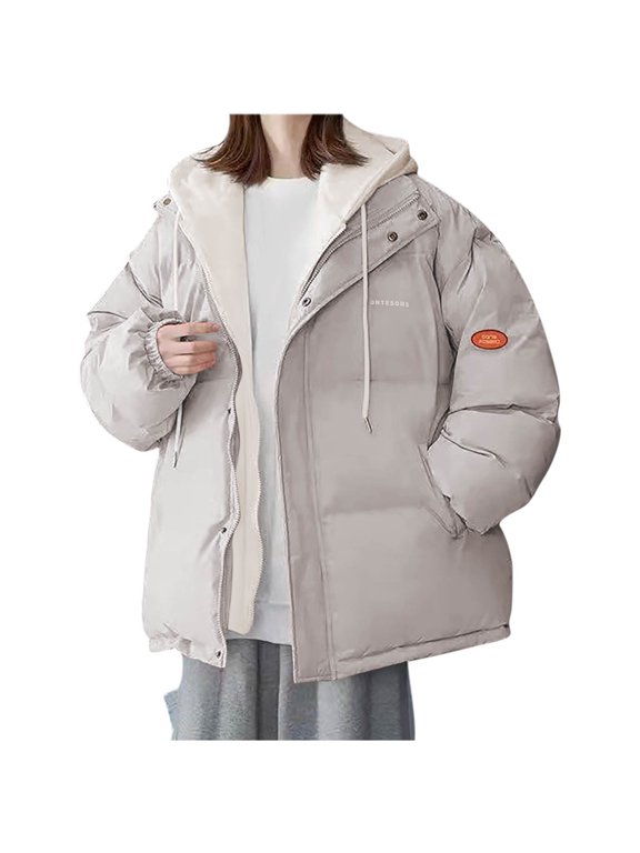 Fashion Plus Size Hooded Coats for Womens Winter Warm Loose And Comfortable Down Jacket Fashionable Jacket