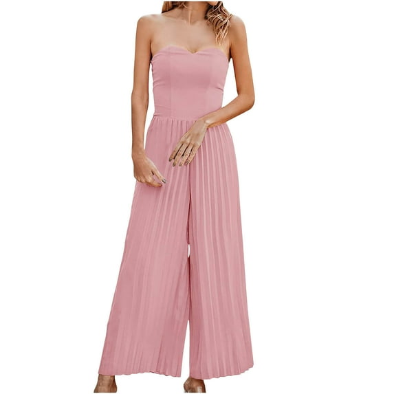 Fashion Plus Size Jumpsuits for Women with Sleeves Summer Solid Color Casual Lapel Belt Short Sleeve Overalls