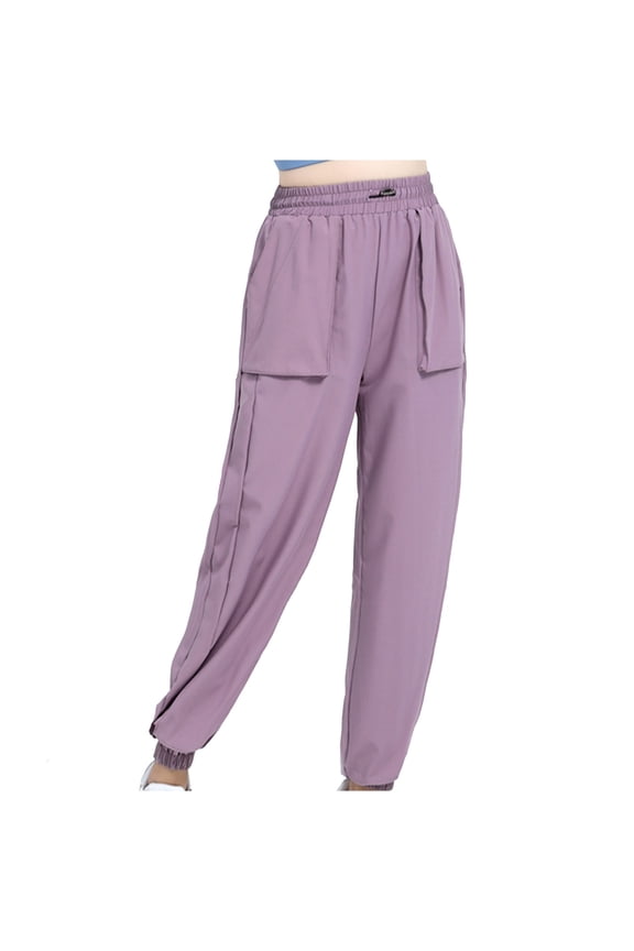 Fashion Plus Size Yoga Pants for Women Baggy Slimming Sports Pants 200 Casual Comfortable Bloomers Running Fitness Clothes Hanging Sense Bundle Foot Harun