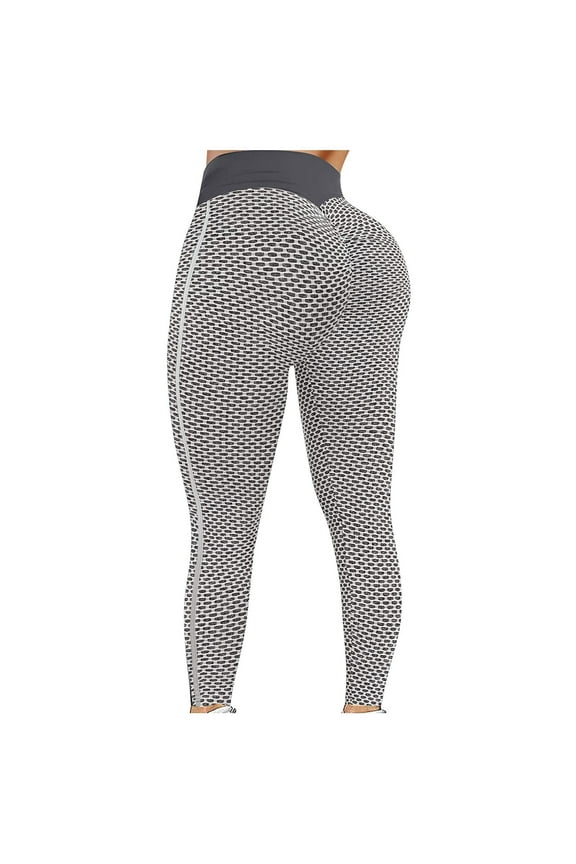 Fashion Plus Size Yoga Pants for Women Scrunch Butt Lifting Workout Leggings Textured High Waist Cellulite Compression Yoga Pants Tights 50% off Clearance!