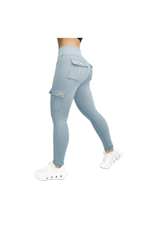 Fashion Plus Size Yoga Pants for Women High Waist High Elasticity Yoga Pants With Pockets Workout Running Yoga Leggings For 50% off Clearance!