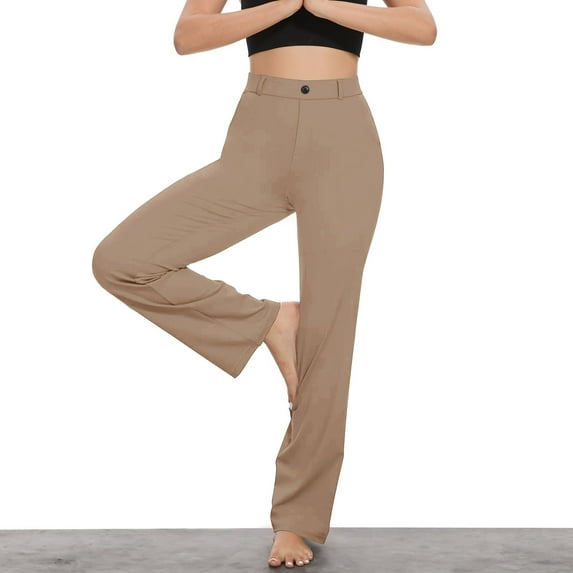 Fashion Plus Size Yoga Pants for Womens Solid Color High Waisted Pocket Fitness And Sports Tight And Nude Yoga Long Pants