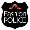 thumbnail image 1 of Fashion Police Badge Shaped 3M Reflective sticker| Fun Funny red high Heels, 1 of 3