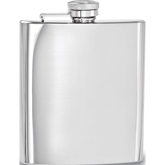 Fashion Polished Stainless Steel 8Oz Square Flask (4 X 2) Made In China gl8816