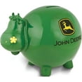 thumbnail image 1 of Fashion Polyresin John Deere Logo Cow Bank (5 X 7.5) Made In China gm8495, 1 of 4
