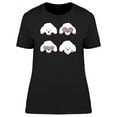 thumbnail image 1 of Fashion Poodle Doodle Set T-Shirt Women -Image by Shutterstock, Female Small, 1 of 2