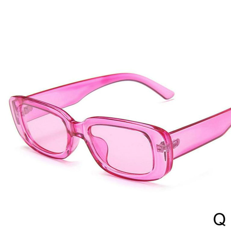 Fashion Popular Rimless Small Rectangle Sunglasses Women Men 2020 Shades  Alloy Metal Glasses Uv400 Eyewear I7V4 