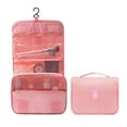 thumbnail image 1 of Fashion Portable Large Capacity Organizer Case Multi-layer Travel Organizer Hook Wash Bag Hanging Cosmetic Bags Makeup Bags Storage Toiletry Bag Cosmetic Cases PINK, 1 of 8