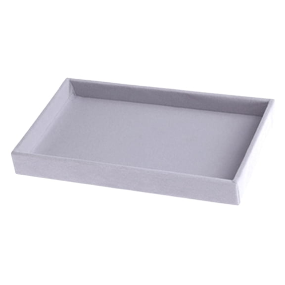 Fashion Portable Velvet Jewelry Jewelry Display Organizer Box Tray Holder Ear Jewelry Storage Case Showcase Empty Tray