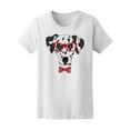 thumbnail image 1 of Fashion Portrait Dalmatian Dog T-Shirt Women -Image by Shutterstock, Female Small, 1 of 2