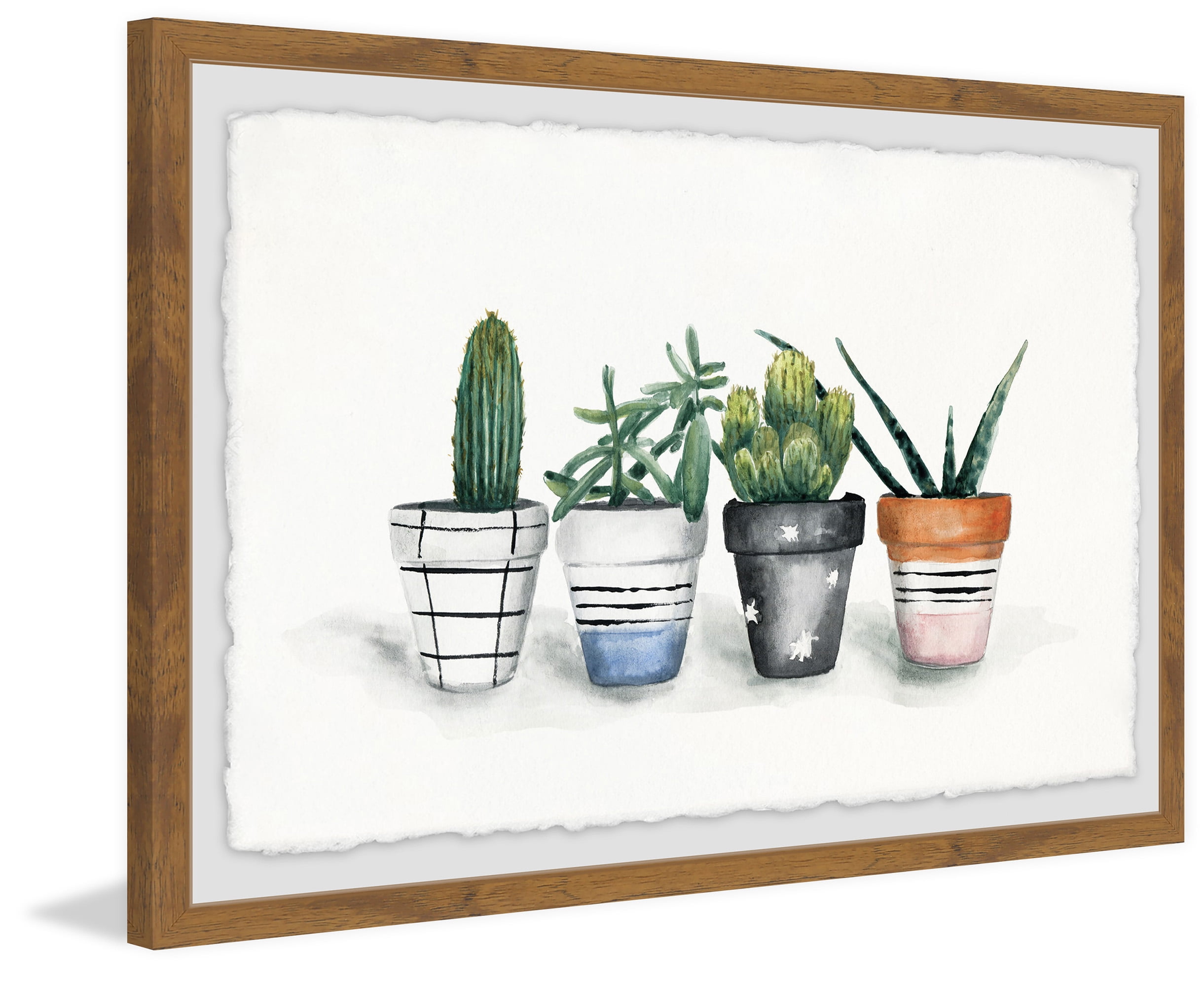 Fashion Pots Framed Painting Print