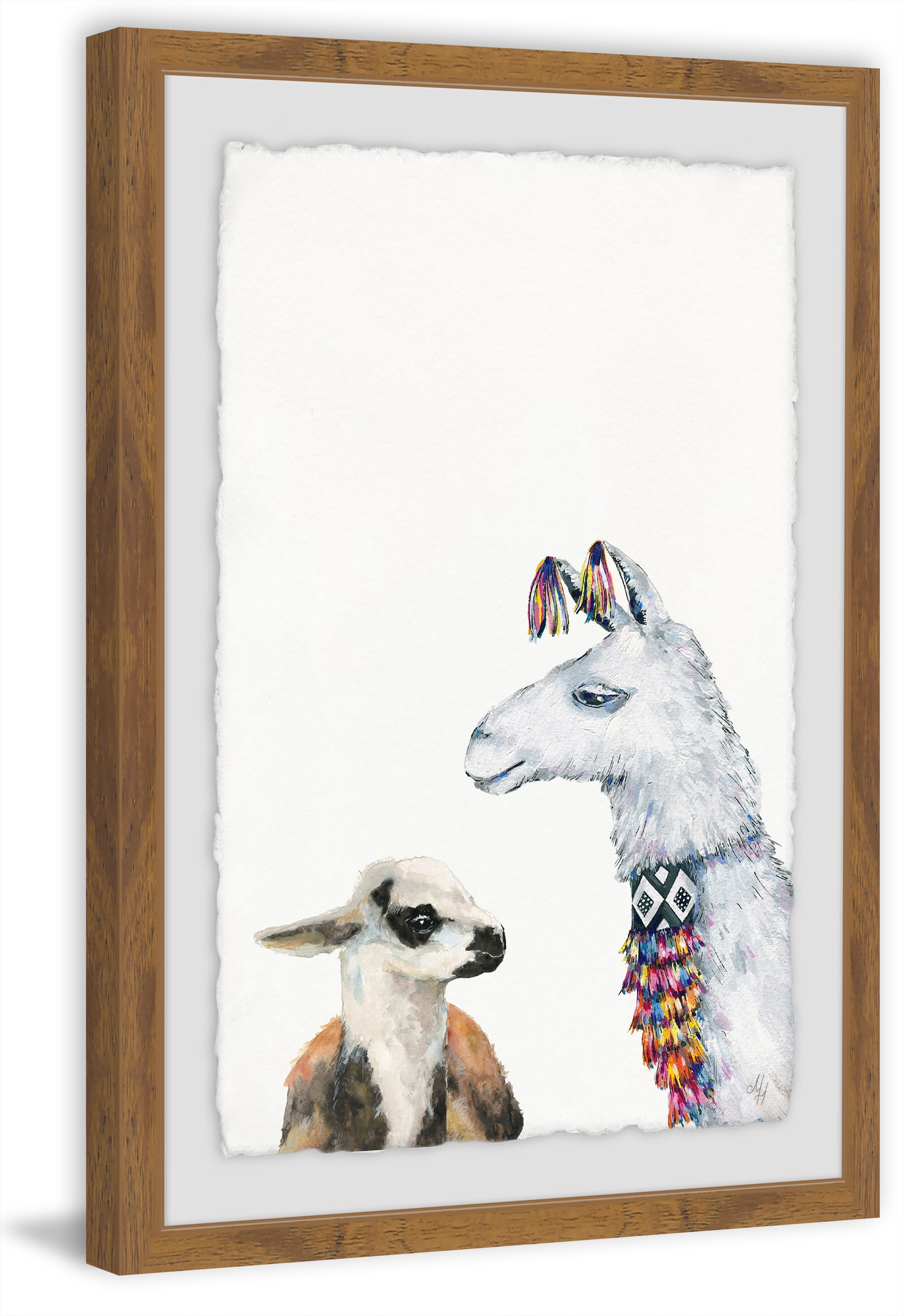Fashion Power Framed Painting Art Print, 12.00" x 1.50"