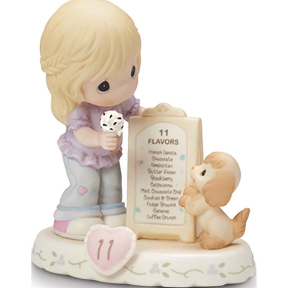 Fashion Precious Moments Growing In Grace Age Eleven Porcelain Figurine (4.7 X 4) Made China gp729