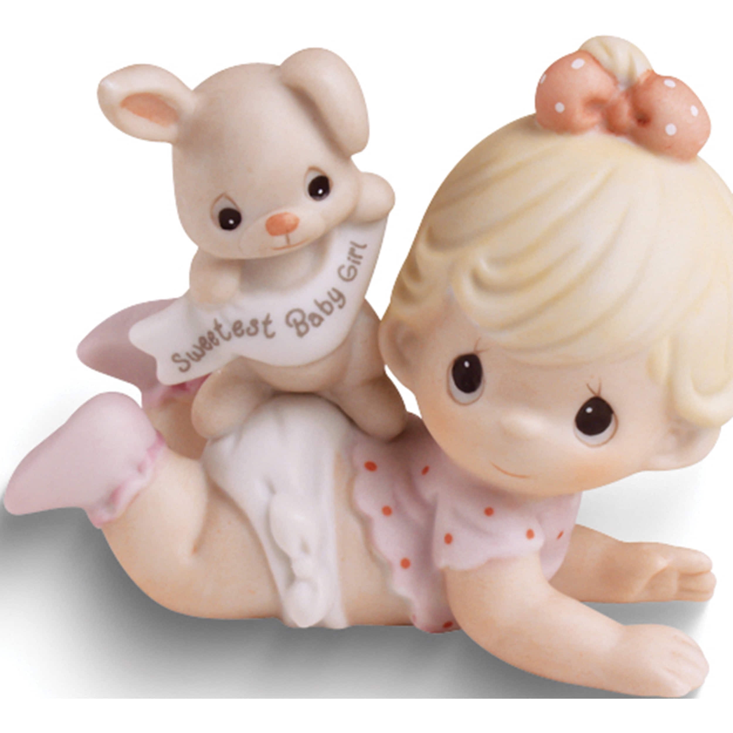 Fashion Precious Moments Porcelain Baby Girl Figurine (4.5 X 3.1) Made In China gp818