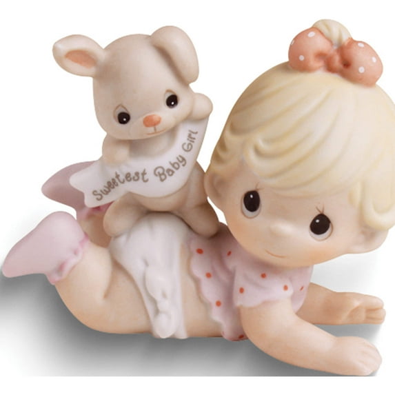 Fashion Precious Moments Porcelain Baby Girl Figurine (4.5 X 3.1) Made In China gp818
