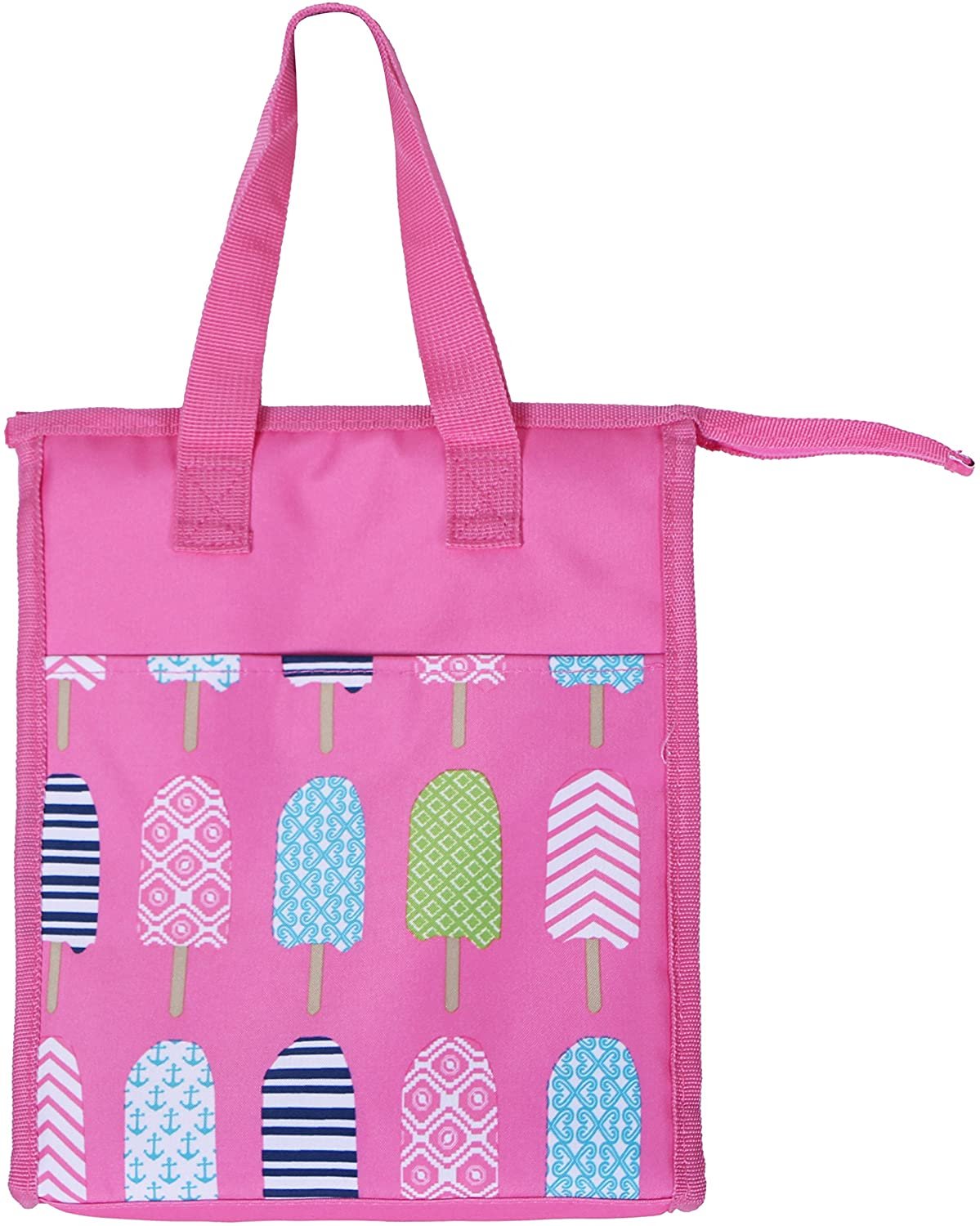 Fashion Print Insulated Lunch Tote Bag Pink Ice Cream - Walmart.com