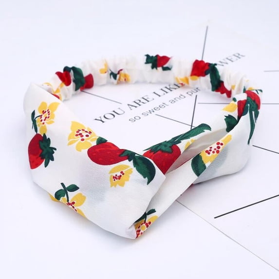 Fashion Print Knotted Women's Headbands - Vintage Hairbands for 4 Seasons